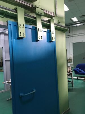 고에너지 물리 광선 차폐 모듈식 조립 구조 및 분리형 문턱을 갖춘 동기식 빔 차폐 차고
