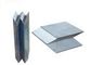 단일 또는 이중 헤링본 도브테일 홈 디자인 및 연동 기능 직사각형 리드 차폐 벽돌