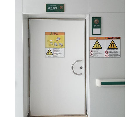 MRI 방을 위한 문 확산 보호문을 보호하는 주문 제작된 납