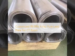 맞춤형 99.99% X선 순수 납판 CT실