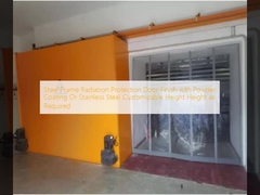 강철 프레임 방사선 보호 문 파우더 코팅 또는 스테인레스 스틸으로 마무리 필요에 따라 높이 높이 조정